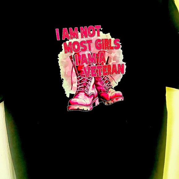 Custom Tee shirt I AM A VETERAN - Picture 3 of 3